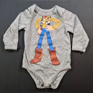 Disneyland Paris Toy Story Woody  Long Sleeve One Piece T-shirt Size US 12M